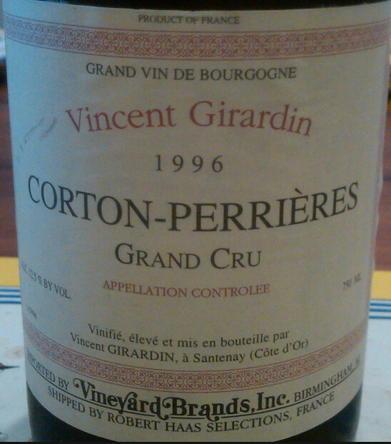 乔丹哥尔顿佩勒斯特级园干红Domaine Vincent Girardin Corton Les Perrieres Grand Cru
