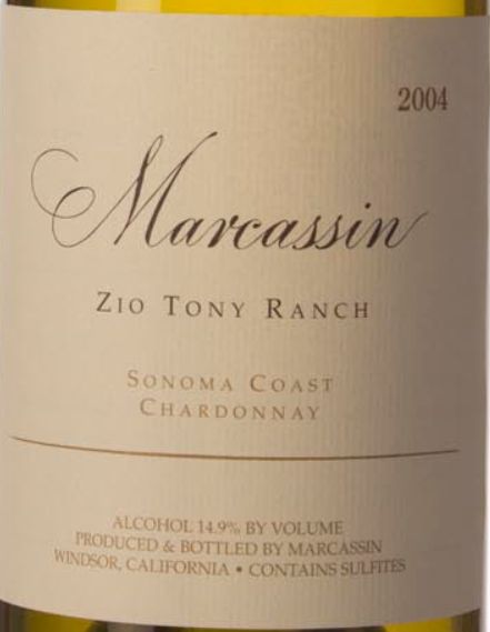 玛尔卡森齐奥托尼园霞多丽干白Marcassin Zio Tony Ranch Chardonnay