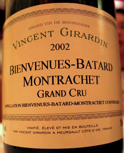 乔丹比维纳斯-巴塔-蒙哈榭特级园干白Domaine Vincent Girardin Bienvenues-Batard-Montrachet Grand Cru