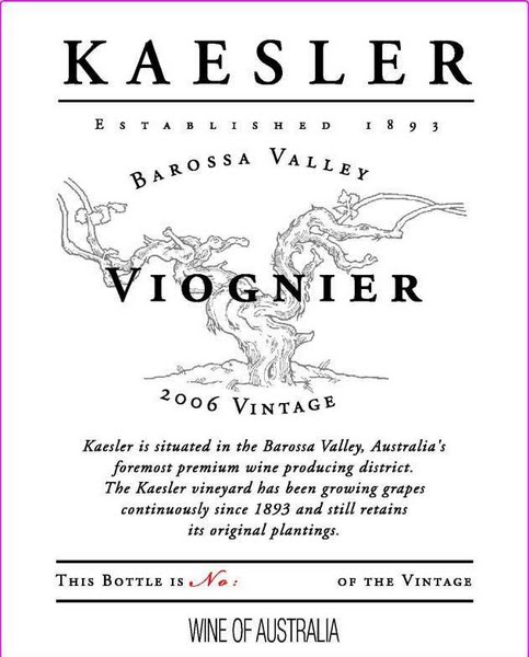 凯斯勒维欧尼干白Kaesler Viognier