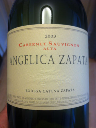 卡氏家族安吉丽园赤霞珠干红Catena Zapata Angelica Zapata Cabernet Sauvignon Alta