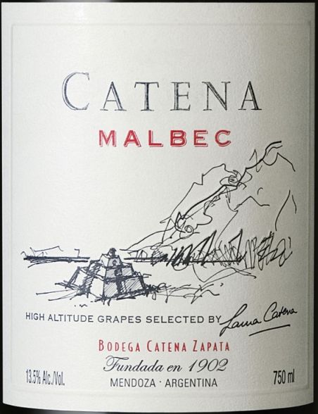 卡氏家族马尔贝克干红Catena Malbec