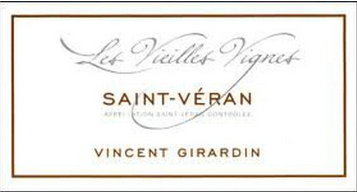 乔丹圣瓦蓝老藤精酿干白Domaine Vincent Girardin Saint-Veran Vieilles Vignes