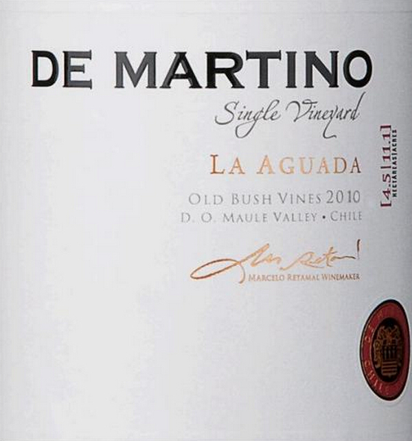 德马丁诺单一园安瓜达佳丽酿干红De Martino Single Vineyard La Aguada Old Bush Vines Carignan