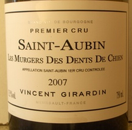 乔丹陈德斯力一级园干白Domaine Vincent Girardin Les Murgers des Dents de Chien Premier Cru