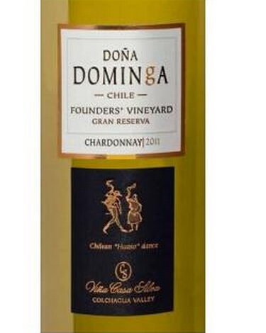 席尔瓦多纳多名戈顶级珍藏系列霞多丽干白Casa Silva Dona Dominga Gran Reserva Chardonnay