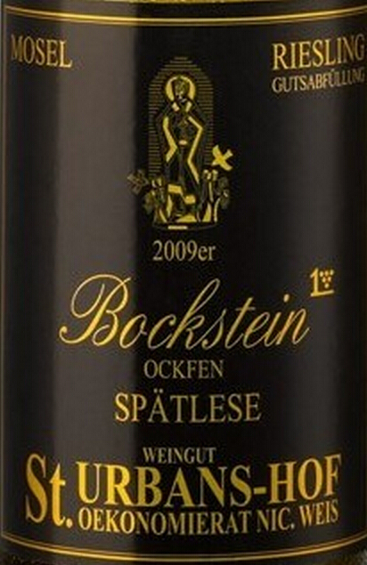 圣优荷夫伯克斯坦晚收雷司令半干白Weingut St. Urbans-Hof Ockfener Bockstein Riesling Spatlese