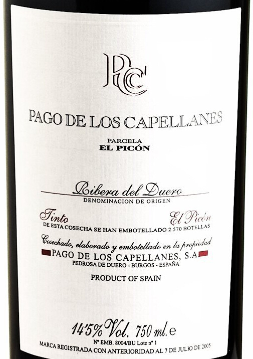 帕歌卡佩兰斯帕塞拉皮孔干红Pago de Los Capellanes Parcela El Picon