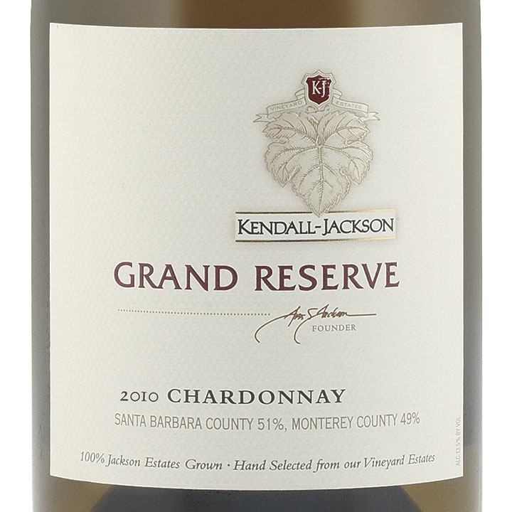 肯德杰克逊顶级珍藏霞多丽干白Kendall-Jackson Grand Reserve Chardonnay