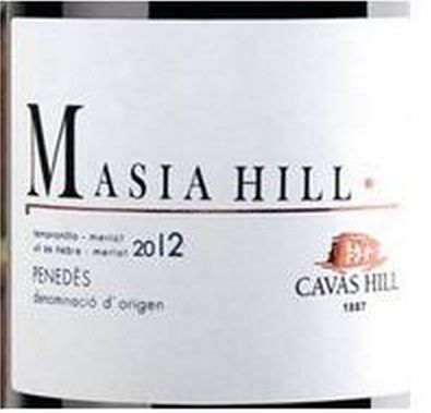 卡瓦斯山拉玛西亚山干红Cavas Hill 'Masia Hill' Tinto