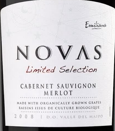 埃米利亚纳诺瓦限量版精选赤霞珠梅洛干红Emiliana Novas Limited Selection Cabernet Sauvignon Merlot