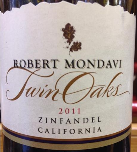  蒙大维双橡园仙粉黛干红Robert Mondavi Winery Twin Oaks Zinfandel