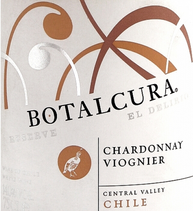 博塔卡拉狂欢珍藏霞多丽维欧尼干白Botalcura El Delirio Reserve Chardonnay Viognier