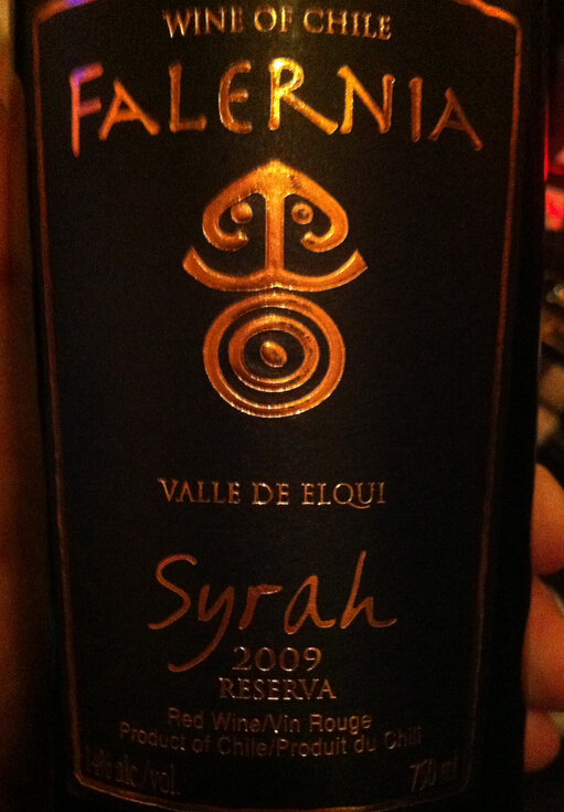 翡冷翠西拉干红Vina Falernia Syrah