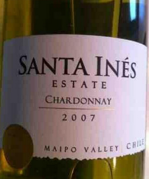 圣伊内斯庄园霞多丽干白Santa Ines Estate Chardonnay