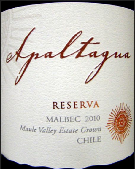 阿帕塔瓜珍藏马尔贝克干红Apaltagua Reserva Malbec