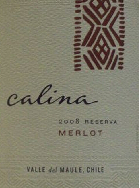 卡利纳珍藏梅洛干红Calina Reserva Merlot