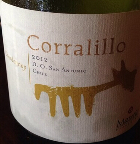 玛德帝克科拉利约霞多丽干白Matetic Corralillo Chardonnay