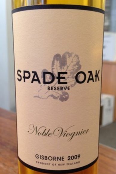 橡木园珍藏贵族维欧尼甜白Spade Oak Reserve Noble Viognier