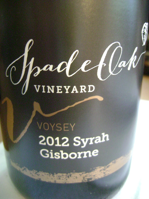 橡木园沃伊齐系列西拉干红Spade Oak Voysey Series Syrah