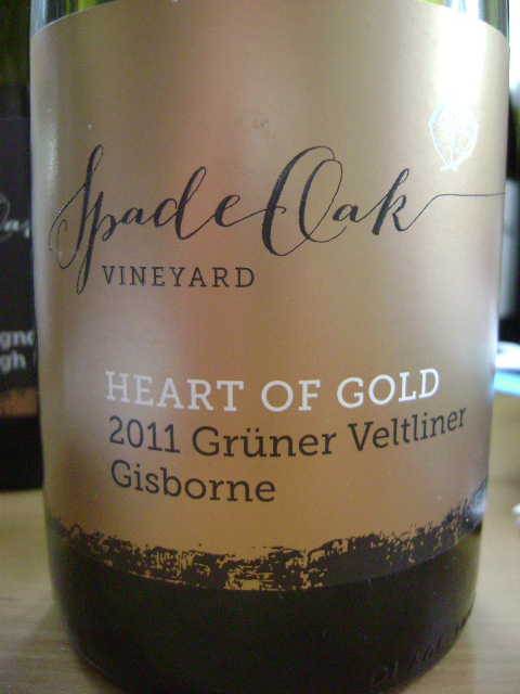 橡木园金子之心绿维特利纳干白Spade Oak Heart of Gold Gruner Veltliner