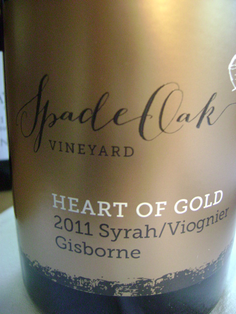 橡木园金子之心西拉维欧尼混酿干红Spade Oak Heart of Gold Syrah-Viognier