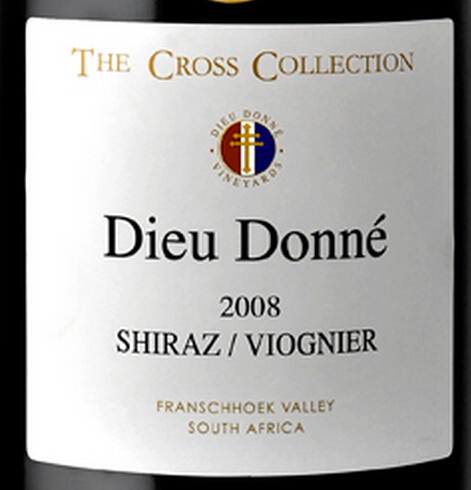 迪奥恫十字精选设拉子维欧尼Dieu Donne Cross Collection Shiraz-Viognier