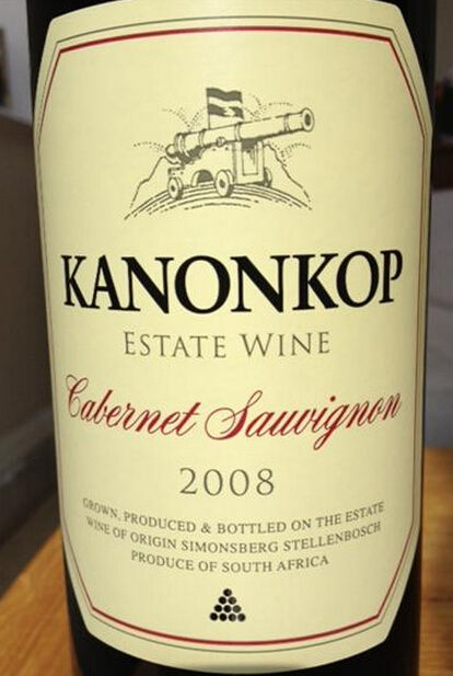 炮鸣之地赤霞珠干红Kanonkop Cabernet Sauvignon