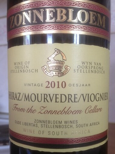 诺堡设拉子慕合怀特维欧尼干红Zonnebloem Shiraz Mourvedre Viognier