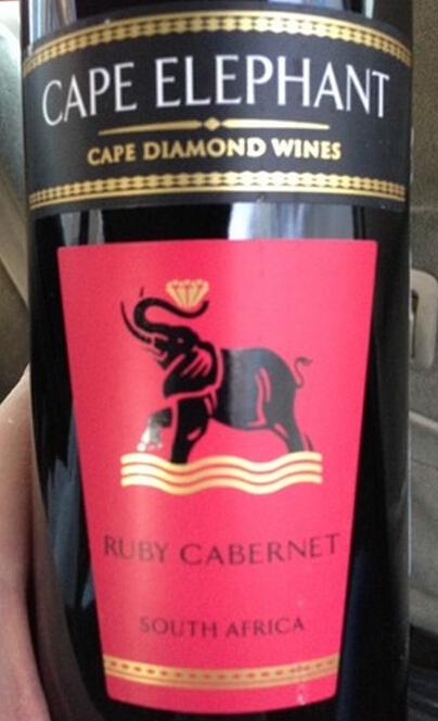 宝石开普象赤霞珠干红Cape Diamond Cape Elephant Ruby Cabernet