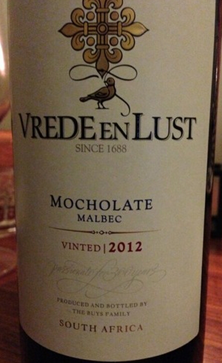 寻迹罗达莫巧雷特马尔贝克干红Vrede en Lust Mocholate Malbec