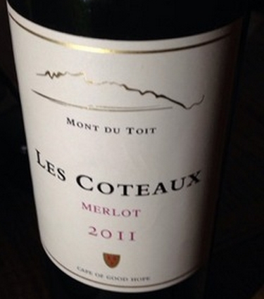 杜伊特山莱斯梅洛干红Mont du Toit Les Coteaux Merlot