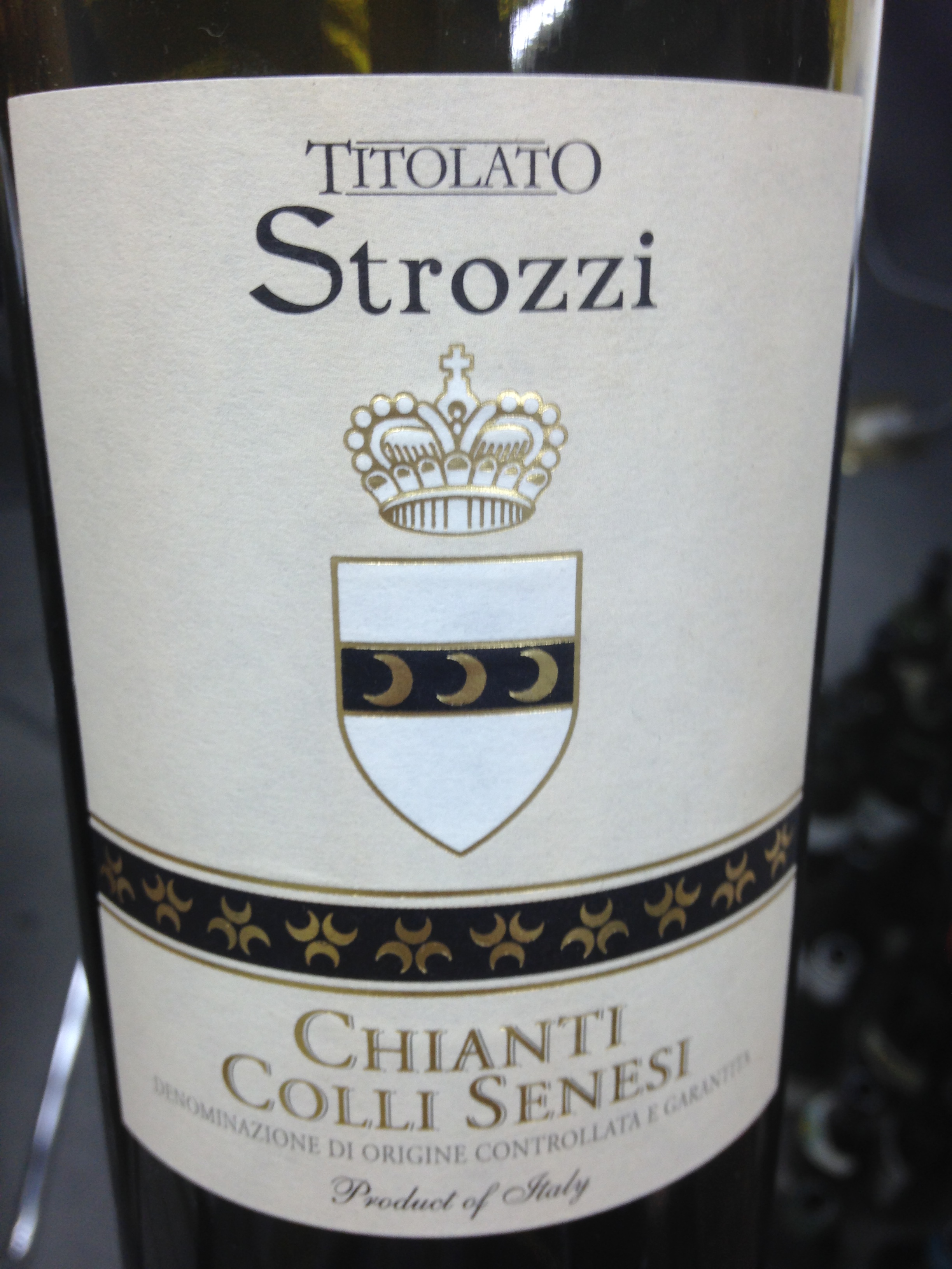 古绮蒂尼茜洛诗酒庄迪拉托基安蒂锡耶纳山丘干红Tenute Guicciardini Strozzi Titolato Chianti Colli Senesi