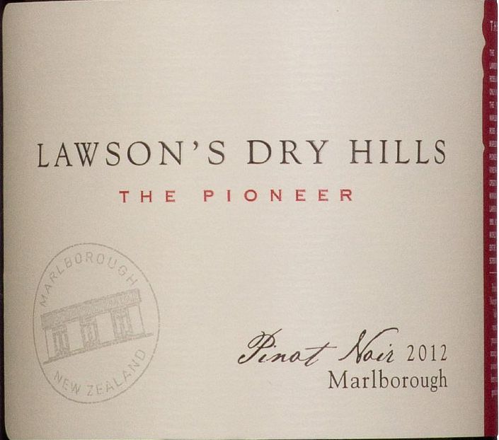 罗森威兹山开拓者黑皮诺干红Lawson's Dry Hills The Pioneer Pinot Noir