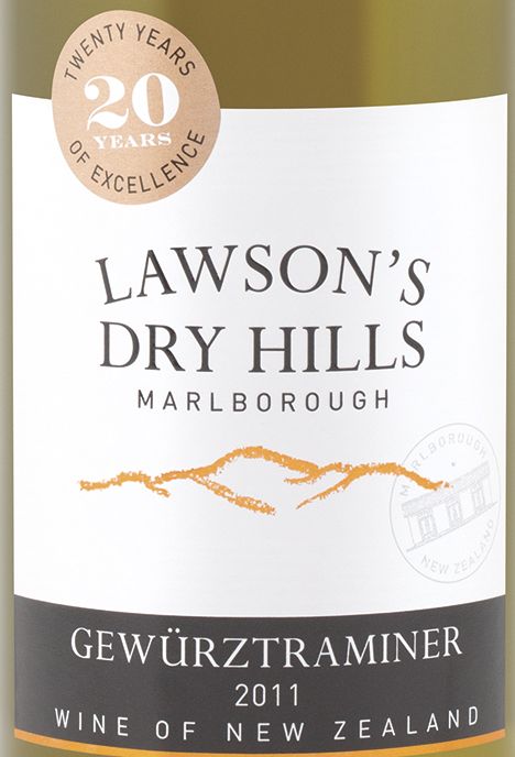 罗森威兹山琼瑶浆干白Lawson's Dry Hills Gewurztraminer