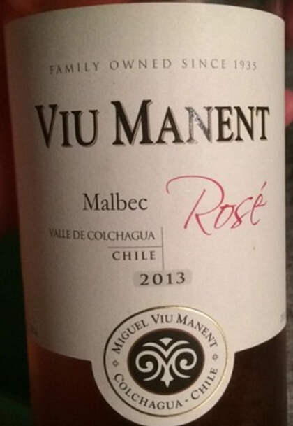 威玛马尔贝克桃红Viu Manent Malbec Rose