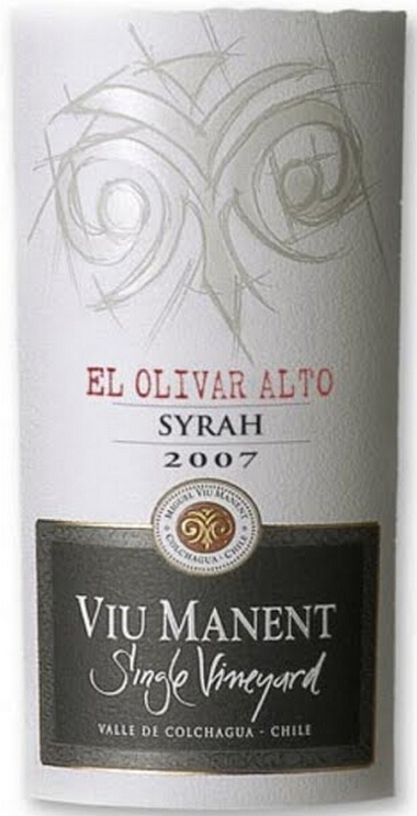 威玛艾尔奥利瓦尔园西拉干红Viu Manent Single Vineyard El Olivar Alto Syrah