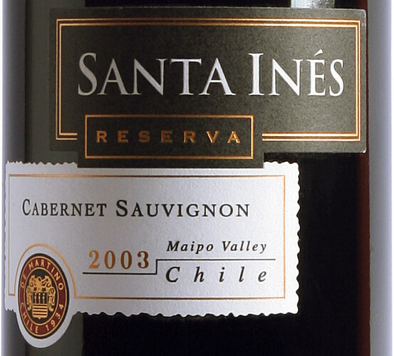 圣伊内斯珍藏赤霞珠干红Santa Ines Reserva Cabernet Sauvignon