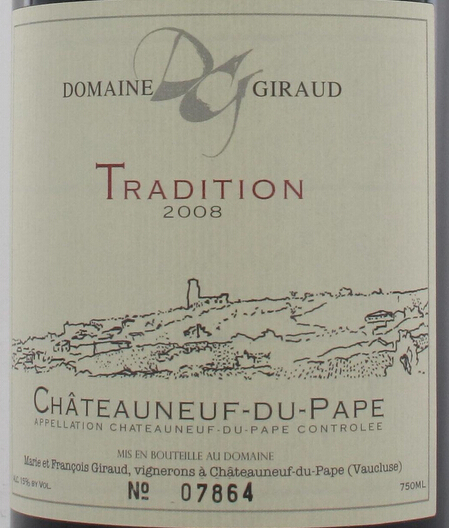 吉罗传统干红Domaine Giraud Tradition