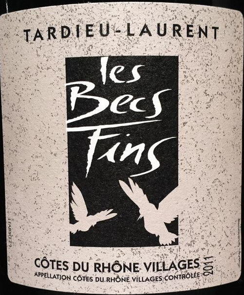 泰德罗弘贝克斯芬干红Tardieu-Laurent Cotes du Rhone Villages Les Becs Fins