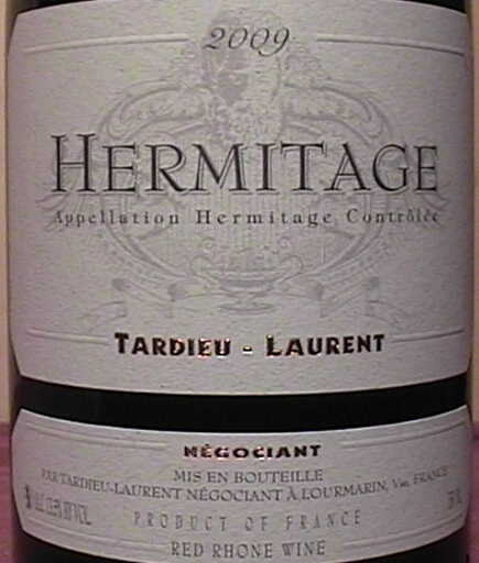 泰德罗弘埃米塔日干红Tardieu-Laurent Hermitage