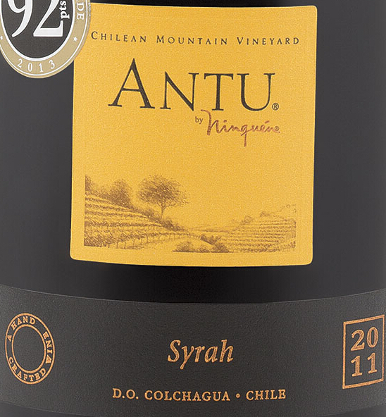 云顶山安图西拉干红Ninquen Antu Mountain Vineyard Syrah