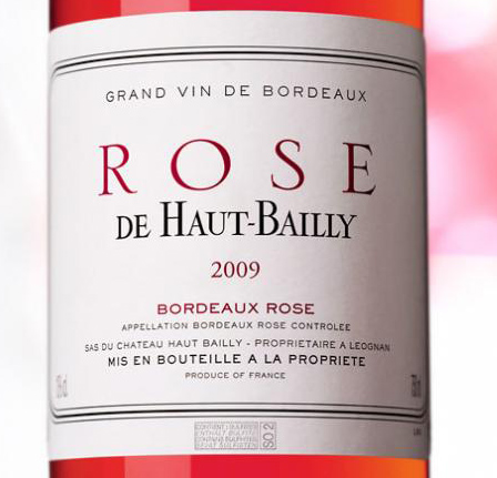 高柏丽酒庄桃红Rose de Haut-Bailly