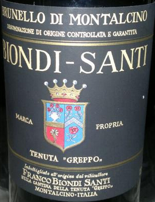 碧安帝山迪布鲁奈罗蒙塔希诺珍藏干红Franco Biondi Santi Brunello di Montalcino Riserva