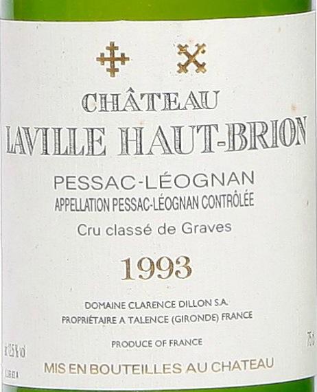 拉维尔奥比良酒庄干白Chateau Laville Haut-Brion Blanc
