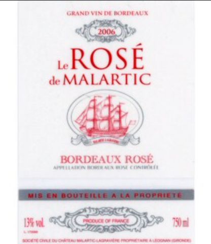 马拉狄酒庄桃红Le Rose de Malartic