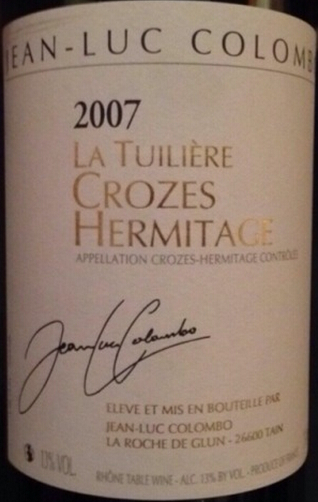 金哥伦布庄园郁金香干红Jean Luc Colombo Crozes Hermitage La Tuiliere