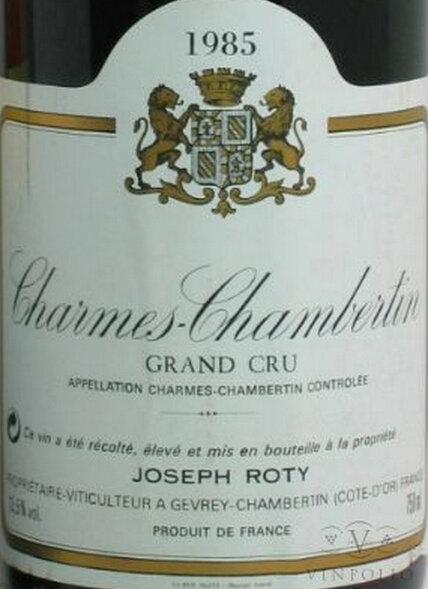 罗蒂庄园基维香贝丹老藤特级干红Domaine Joseph Roty Gevrey Chambertin Cuvee de Tres Vieilles Vignes Grand Cru