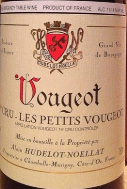欧若拉庄园小伏丘园一级干红Domaine Hudelot Noellat Vougeot Les Petits Vougeots 1er Cru