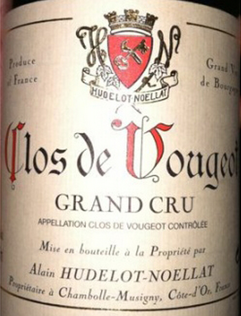 欧若拉庄园伏丘园特级干红Domaine Hudelot Noellat Clos de Vougeot Grand Cru